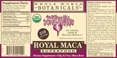 Royal Maca Root - Large