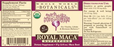 Royal Maca Root - Small